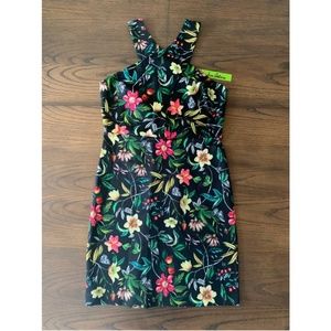 Sam Edelman Tropical Floral Scuba Dress Size 10